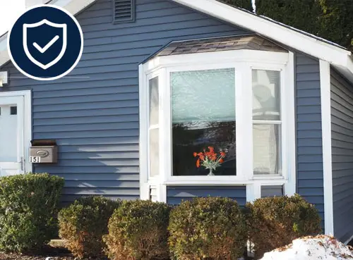 home with vinyl siding